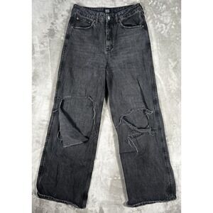 BDG Urban Outfitters Jeans Puddle mens 31x32 Skate Black Straight wide bootcut